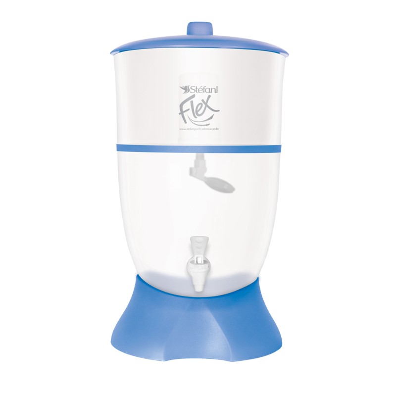 Filtre à eau Flex 6 Litres plastique BLEU (6l + 6l) Free bisphenol A,S,F