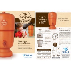 Filtre à eau Classic 6 Litres (6l + 6l) vernis extérieur