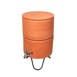 Fontaine Filtrante Française PAUBRASIL 5L terre cuite brute - émaillée