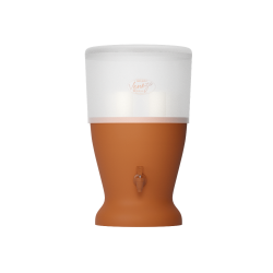 Fontaine Filtrante VENEZA Stefani – 5 Litres d’Eau Filtrée – Filtre à Eau par Gravité avec Double Cartouche Céramique