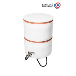 Filtre à eau PAUBRASIL 5L terre cuite émaillée blanche