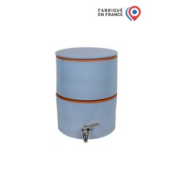 Filtre à eau PAUBRASIL 5L terre cuite émaillée bleue