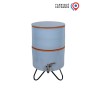 Filtre à eau avec socle PAUBRASIL 5L terre cuite émaillée bleue