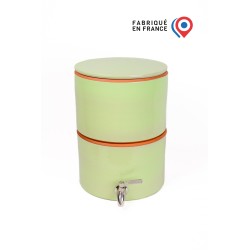 Filtre à eau PAUBRASIL 5L terre cuite émaillée verte