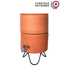 Fontaine Filtrante Française PAUBRASIL 5L terre cuite brute - émaillée
