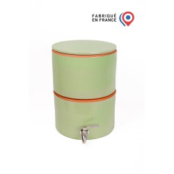 Filtre à eau PAUBRASIL 5L terre cuite émaillée verte