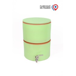 Filtre à eau PAUBRASIL 5L terre cuite émaillée verte