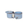 Filtre à eau avec socle PAUBRASIL 5L terre cuite émaillée bleue