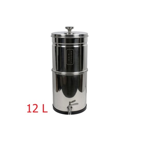 Filtre à eau Inox 12L sans socle PAUBRASIL
