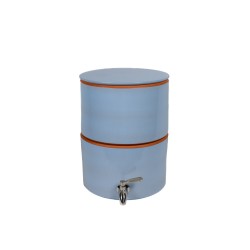 Filtre à eau PAUBRASIL 5L terre cuite émaillée bleue