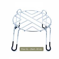 Socle pour filtre 6L Inox à eau PAUBRASIL