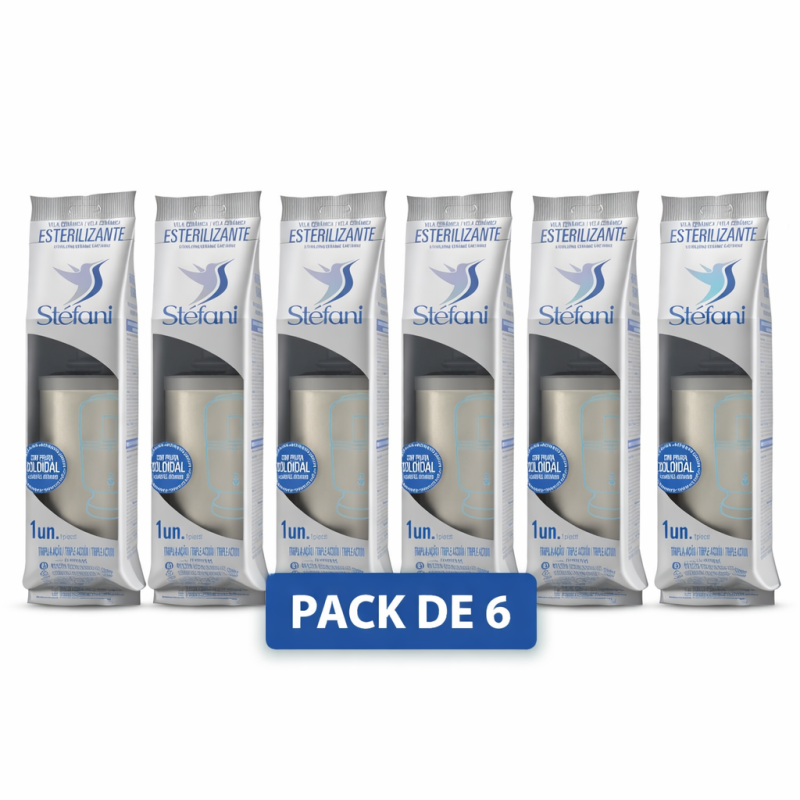 cartouche filtrante stefani lot de 6 - pack économique