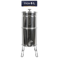 Filtre à eau Inox + socle PAUBRASIL