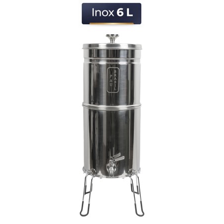 Filtre à eau Inox + socle PAUBRASIL