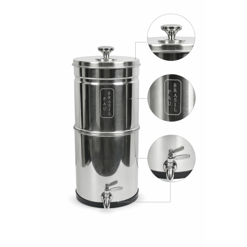Fontaine Filtrante Inox Performante Testée - Filtre à eau Ecologique