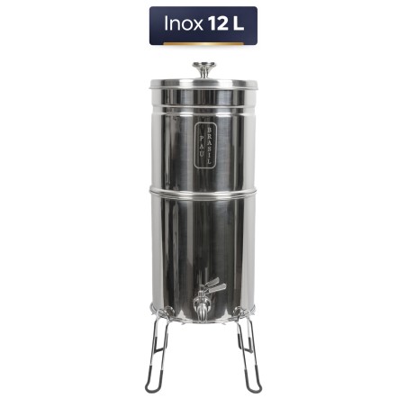 Filtre à eau Inox + socle PAUBRASIL