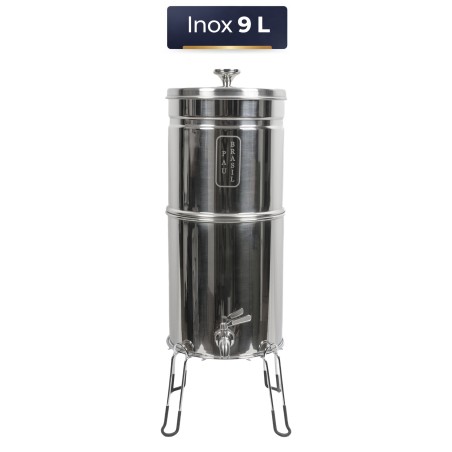 Filtre à eau Inox + socle PAUBRASIL