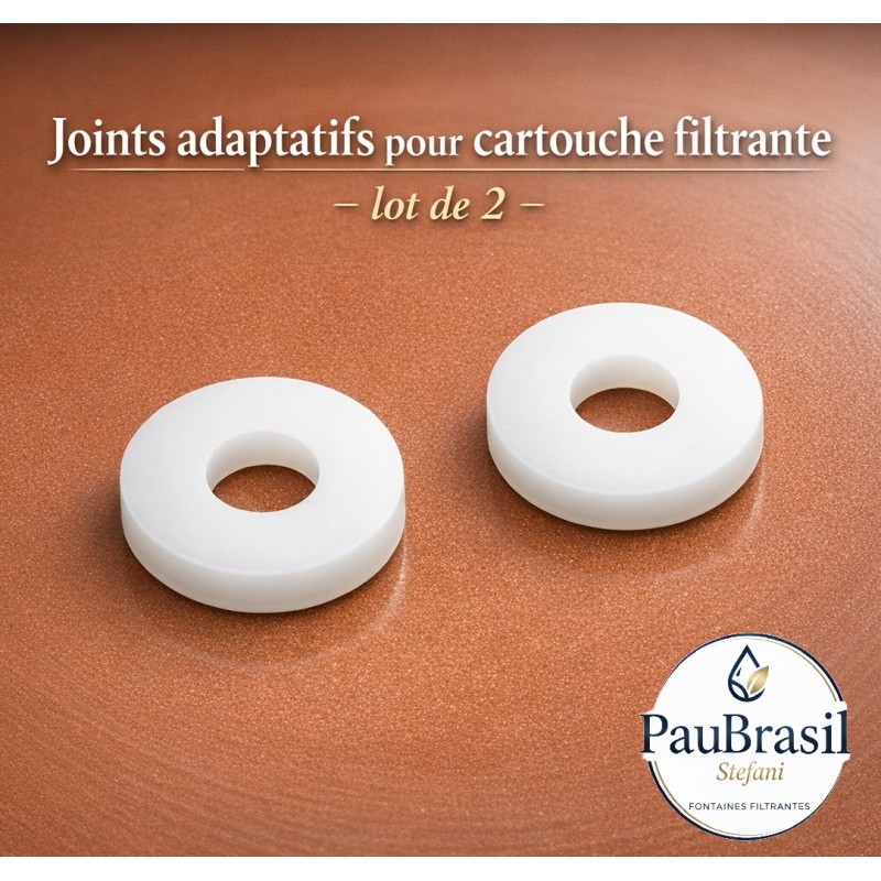 Joints adaptatifs pour cartouches filtrantes - lot de 2
