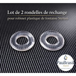 Joints pour robinet plastique stefani - lot de 2