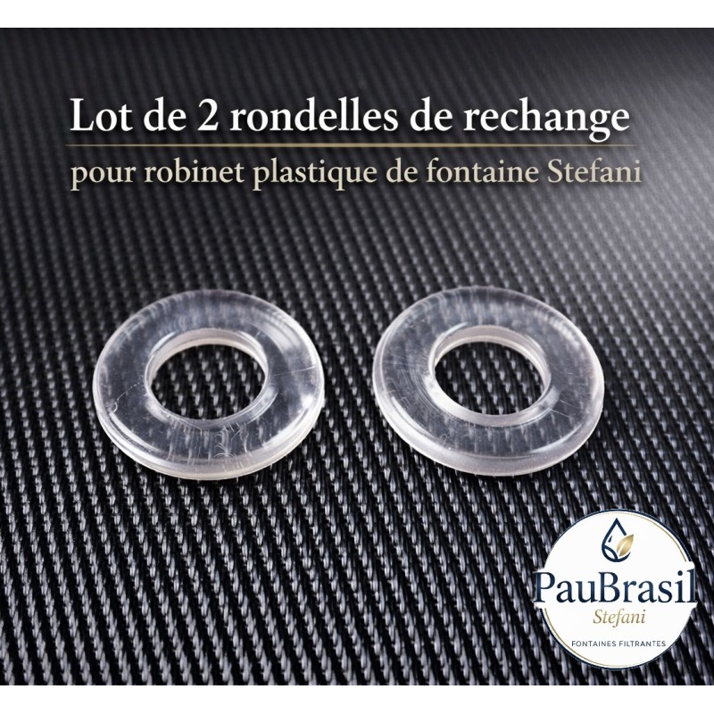 Joints pour robinet plastique stefani - lot de 2