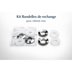 Kit de Rondelles de rechange pour robinet inox