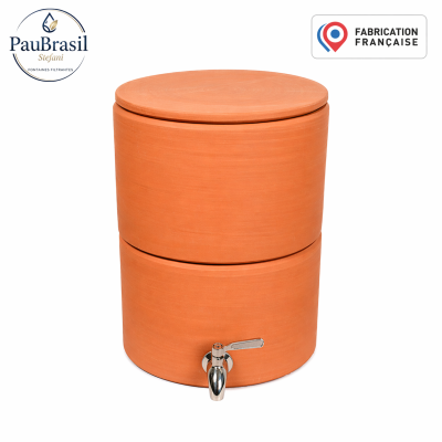 Filtre à eau sans socle PAUBRASIL 5L terre cuite brute - émaillée