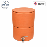 Filtre à eau sans socle PAUBRASIL 5L terre cuite brute - émaillée