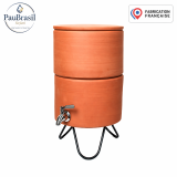 Fontaine filtrante en terre cuite PauBrasil® 5L : filtre à eau naturel, écologique et efficace