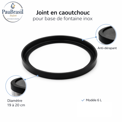 Joint pour base de filtre à eau 6L Inox