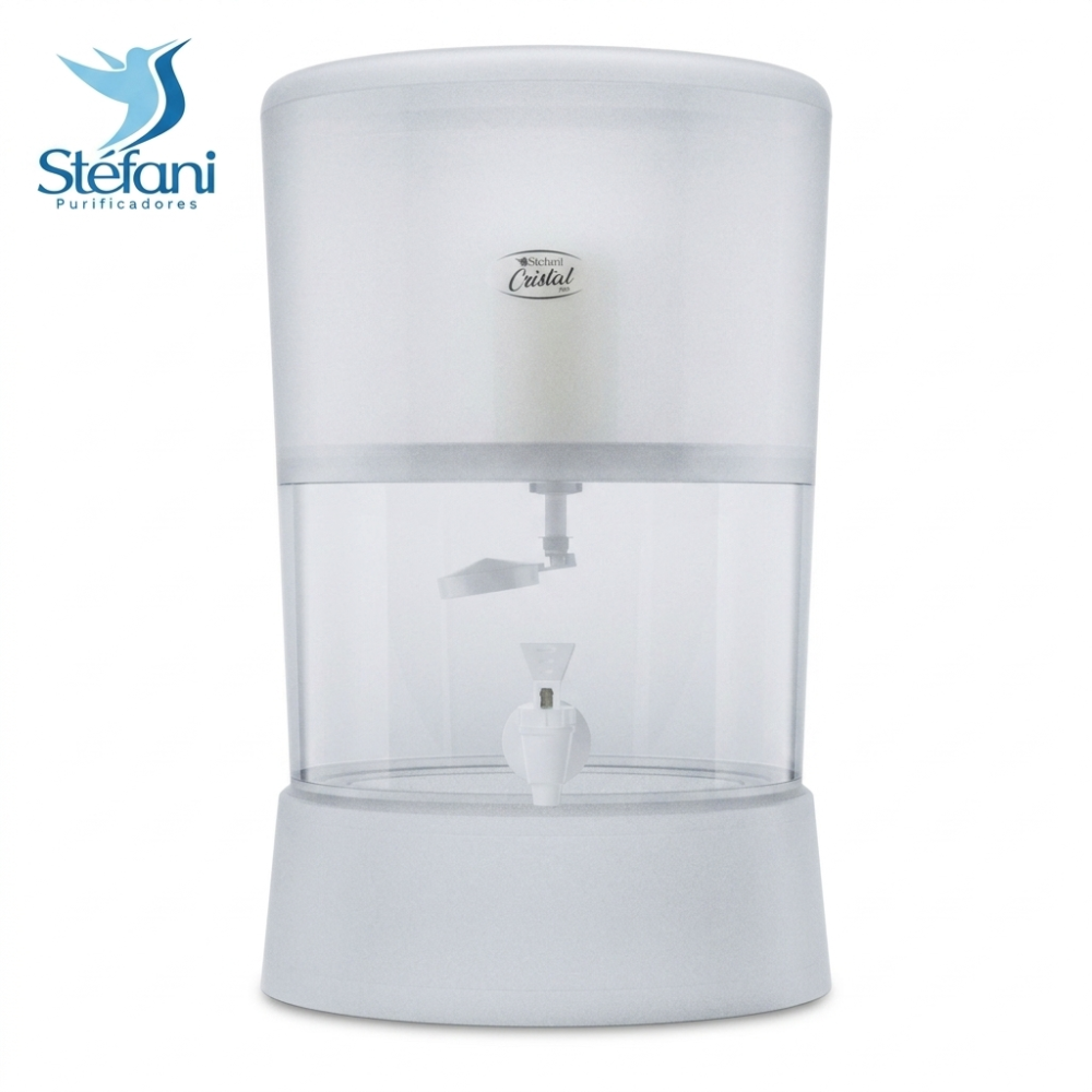 Filtre à eau CRISTAL 6 Litres plastique (6l + 6l) Free bisphenol A,S,F