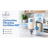 Certification NSF cartouche filtrante Stefani