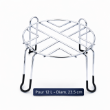 Socle pour filtre 12L Inox à eau PAUBRASIL