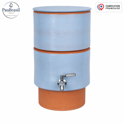 Socle terre cuite pour filtre à eau PAUBRASIL ceramique -suggestion de présentation