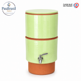Socle terre cuite pour filtre à eau PAUBRASIL ceramique -suggestion de présentation