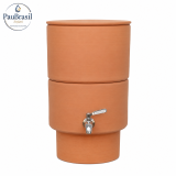Socle terre cuite pour filtre à eau PAUBRASIL ceramique -suggestion de présentation