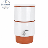 Socle terre cuite pour filtre à eau PAUBRASIL ceramique -suggestion de présentation