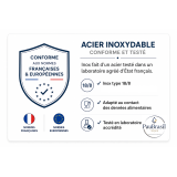 Cuve en acier inoxydable PauBrasil® : conforme au contact alimentaire