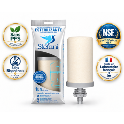 Cartouche Filtrante à eau Stéfani, bougie Stéfani®