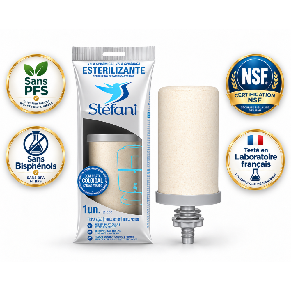 Cartouche Filtrante à eau Stéfani, bougie Stéfani®